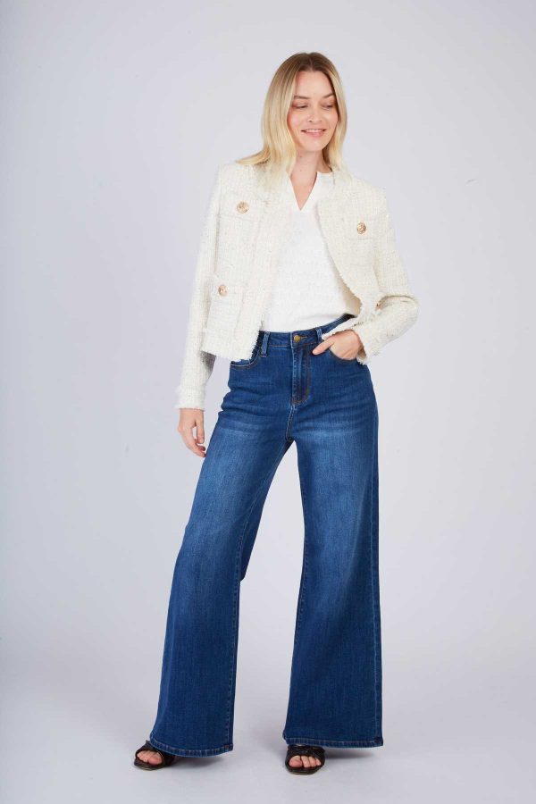 Veste en tweed unie JELLY