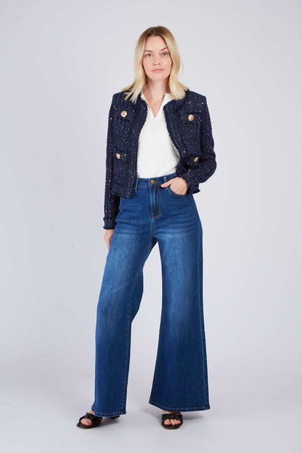 Veste en tweed unie JELLY - Image 6